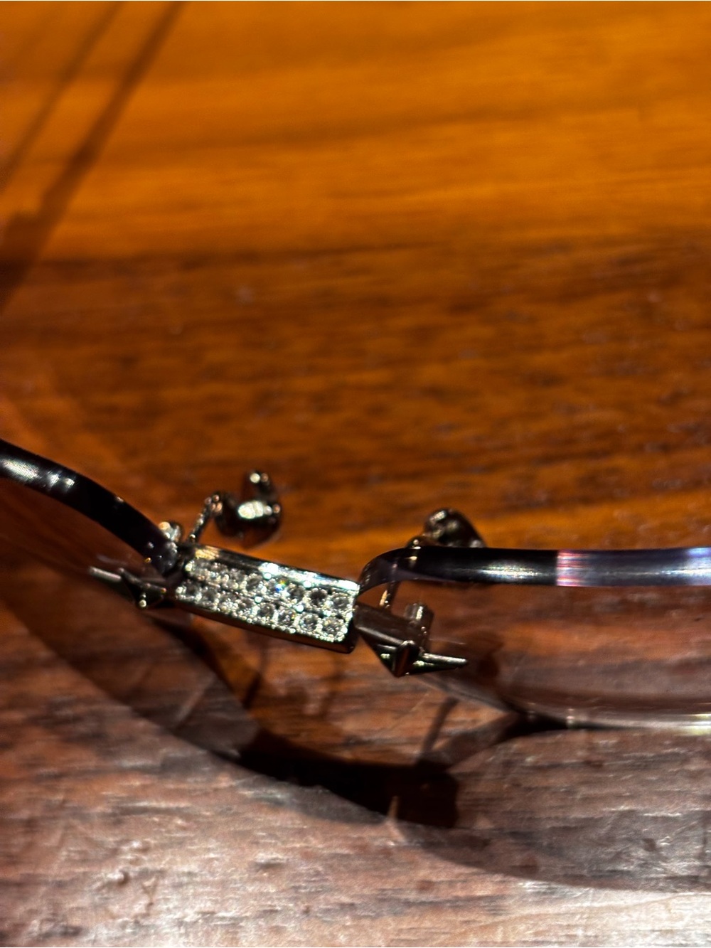Gentle Monster Jennie Jentle Salon Glitter ii Sunglasses Silver Clear Gradient - Picture 12 of 16